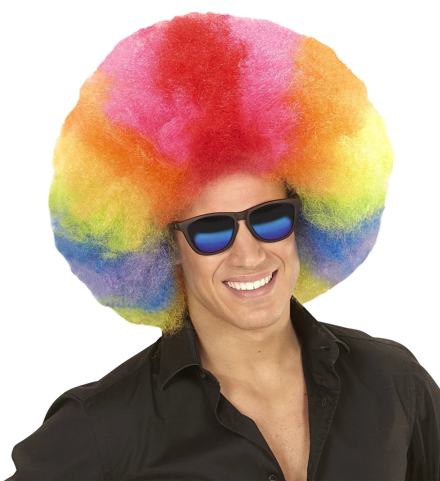 Peluca Super Afro Multicolor Pelucas Widmann